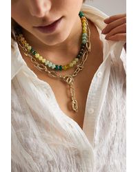 Anthropologie - Stone Necklace - Lyst