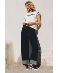 Pilcro - The Kayden High-Rise Carpenter Barrel Jeans By - Lyst