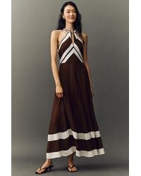 By Anthropologie - Halter Maxi Dress - Lyst