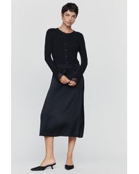 By Anthropologie - Twofer Cardigan Midi Dress - Lyst