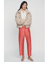 Maeve - Marnie Taffeta Tapered Trousers - Lyst
