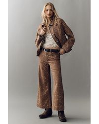 Pilcro - Oh Deer High-Rise Wide-Leg Jeans - Lyst