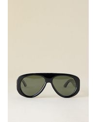 Le Specs - Dream Boat Oversized Aviator Sunglasses - Lyst