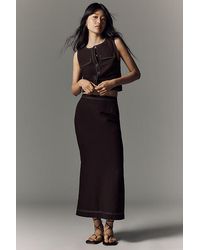 ALIGNE - Mia Linen-Blend Maxi Skirt - Lyst