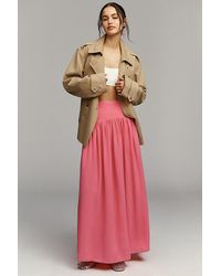 Maeve - Drop-Waist Maxi Skirt - Lyst