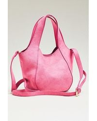 By Anthropologie - The Sonia Faux-Suede Mini Slouchy Tote Bag - Lyst