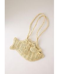 Damson Madder - Raffia Fish Bag - Lyst