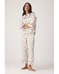 TBCo - 100% Cotton Cropped Pyjama Set - Lyst