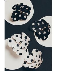 Maeve - Floral Polka Dot Earrings - Lyst