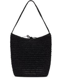 The Row - Alma Raffia Shoulder Bag - Lyst