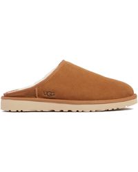 UGG - Ciabatte Slip On Classic Marroni - Lyst