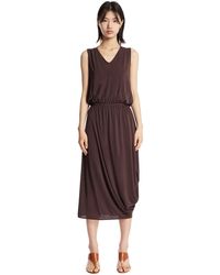 Lemaire - Viscose Blend Midi Dress - Lyst