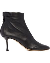 Francesco Russo - R1B830 Leather Ankle Boots - Lyst