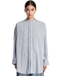 R13 - Striped Viscose Shirt - Lyst