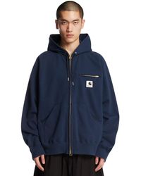 Sacai - X Carhartt Wip Cotton Jersey Hoodie - Lyst