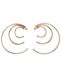 Panconesi - Pierced Solar Hoops Earrings - Lyst