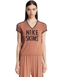 Nike - Skims V-Neck T-Shirt - Lyst