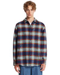 DARKPARK - Check Wool Shirt - Lyst
