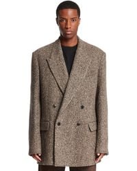 Dries Van Noten - Wool Double-Breasted Blazer - Lyst