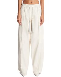 Bottega Veneta - Leather Wide-Leg Trousers - Lyst