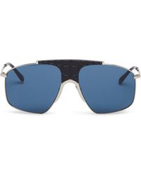 Alaïa - Square Aviator Sunglasses - Lyst