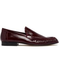 ARMARIUM - Burgundy Milan Leather Loafers - Lyst