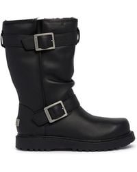 UGG - X Willy Chavarria Leather Biker Boots - Lyst