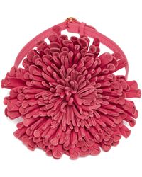 Alaïa - Leather Flower Choker - Lyst