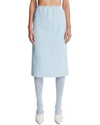 JULIE KEGELS - Light Jacquard Midi Skirt - Lyst