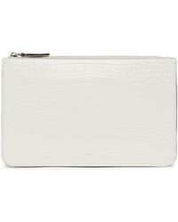 TOTEME - Threefold Croc-Embossed Pouch - Lyst
