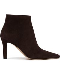 The Row - Carla 80 Leather Ankle Boots - Lyst