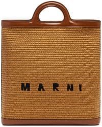 Marni - Borsa Tropicalia Media Marrone - Lyst