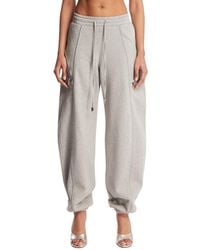 The Attico - Cotton Barrel Pants - Lyst