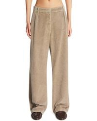 The Row - Adler Cotton Trousers - Lyst
