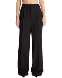 Saint Laurent - Wool Tailored Trousers - Lyst