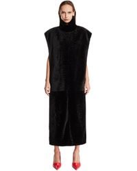 KULAKOVSKY - Shearling Cape - Lyst