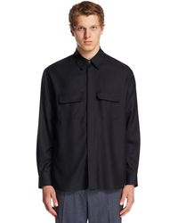 Umit Benan - Cashmere And Silk Overshirt - Lyst