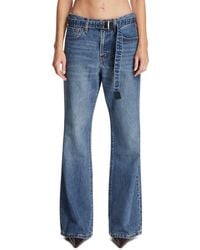 Sacai - Levi's X Belted Flare Jeans - Lyst