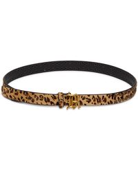 R13 - Animal Print Logo Belt - Lyst