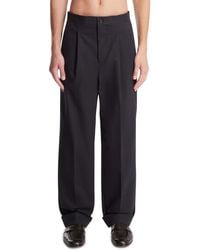 Umit Benan - Cotton Tailored Trousers - Lyst