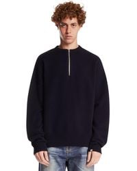 Extreme Cashmere - Zip Crew Neck Sweater - Lyst