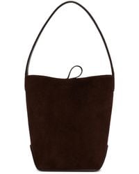 The Row - Borsa N/S Park Tote Edge Piccola Marrone - Lyst