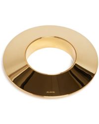 Alaïa - Golden Blade Cuff Bracelet - Lyst