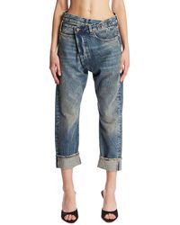 R13 - High-Rise Crossover Jeans - Lyst