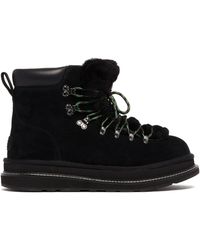 UGG - X Sacai Leather Hiker Boots - Lyst