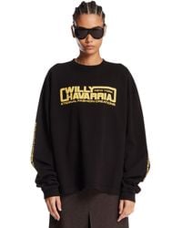 Willy Chavarria - Logo Long-Sleeve T-Shirt - Lyst