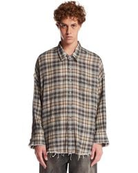 R13 - Camicia A Quadri - Lyst