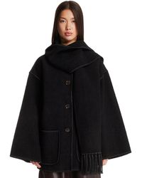 TOTEME - Wool Scarf Jacket - Lyst
