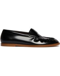 The Row - Patent Leather Loafers - Lyst