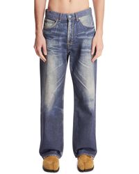 Our Legacy - Azure Print Third Cut Jeans - Lyst